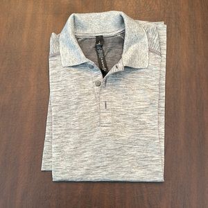 Lululemon Metal Vent Tech - Polo - Men’s Size Small - Light Grey